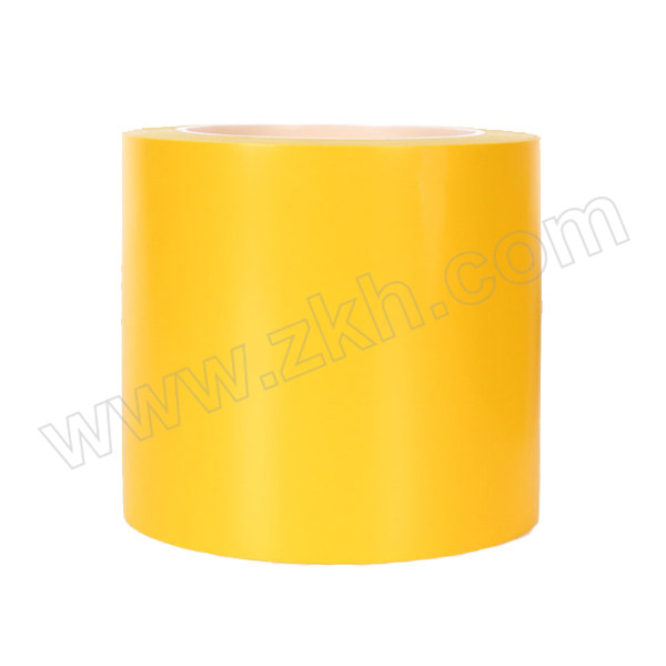 JUYUAN/聚远 PVC警示划线胶带 黄色 100mm×33m 1卷