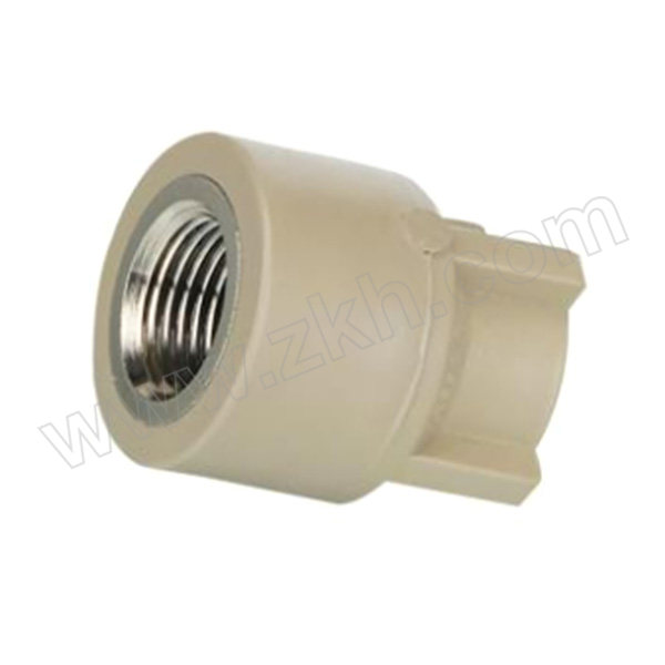 LESSO/联塑 内螺纹直接头Ⅰ型(PP-R配件)灰色 dn25×1/2" 灰色 1只