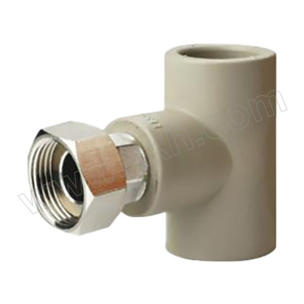 LESSO/联塑 活接三通(PP-R配件)灰色 dn40×1-1/4” 灰色 1只