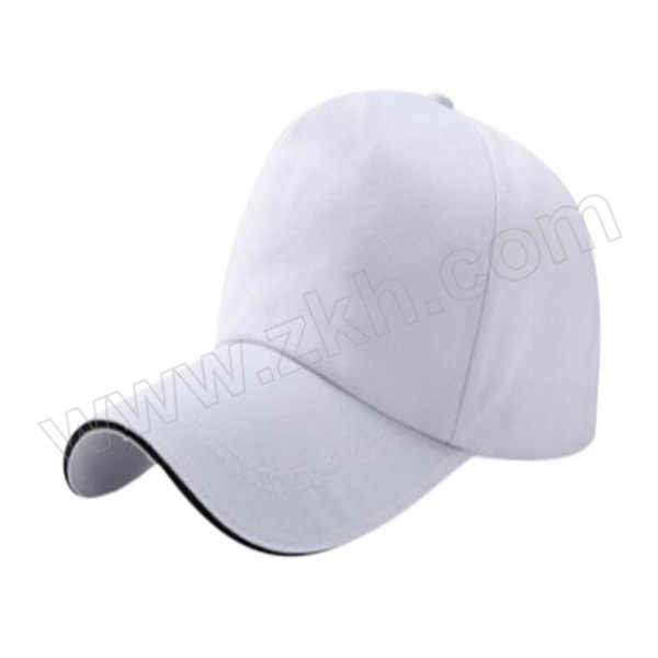 BAOPINFANG/寶品坊 棉布夹心款鸭舌帽 YSM1229 白色 帽檐长度9cm 定制LOGO 1个