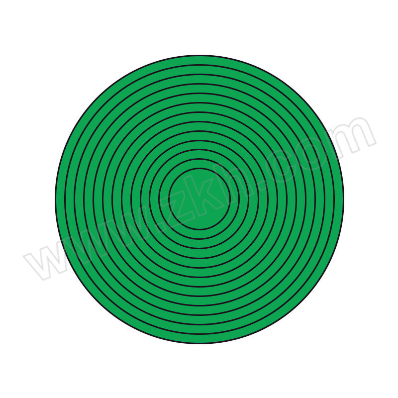 ICEY/冰禹 BYll-164系列压力表标识贴 绿色直径15cm整圆 5mm×15cm 1张