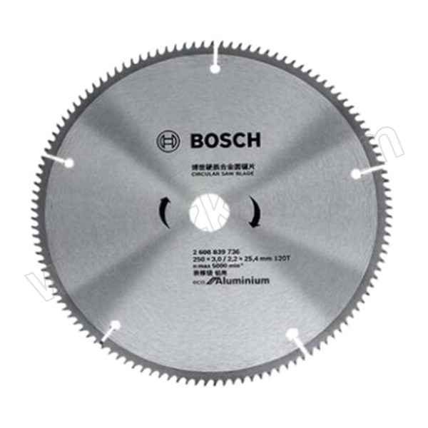 BOSCH/博世 圆锯片装修级铝用 2608839736 10"×120T×25.4×3mm 1片