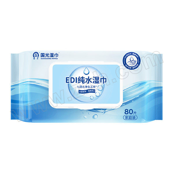 G&G/国光湿巾 EDI纯水湿巾 RY80CS-001 80片×12包 6932844605360 1箱