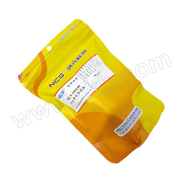 NCS/钢研纳克 多元素混合标准溶液 NCS141140 Li/Be/B/Na/P/K/Mg/Al/Ca/Sc/V/Cr/Mn/Fe/Co/Ni/Cu/Zn/Ga/As/Se/Rb/Sr/Y/In/Cd/Cs/Ba/La/Ce/Pr/Nd/Sm/Eu/Gd/Tb/Dy/Ho/Er/Tm/Yb/Lu/Re/Tl/Pb/Bi 100µg/mL 100mL 1瓶