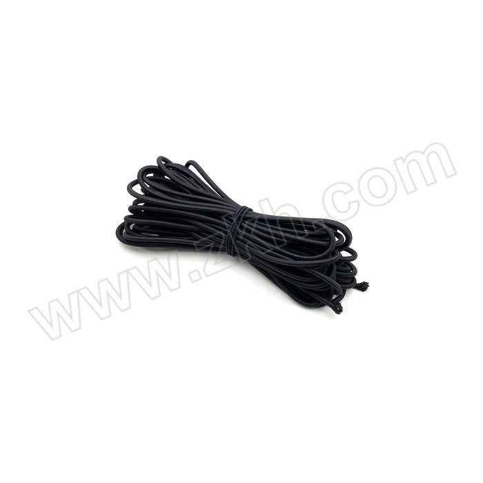 YUETONG/月桐 涤纶弹力绳 定制 黑色 φ5mm×10m 1根