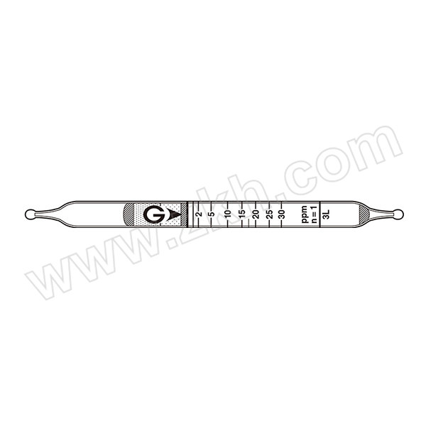 GASTEC 氨气检测管 3L 0.5~78PPM 10支 1盒