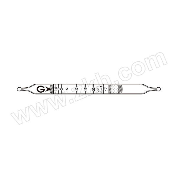 GASTEC 氟化氢检测管 17 0.25~100PPM 10支 1盒