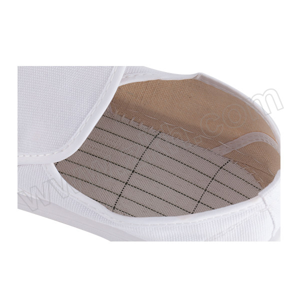 LINGTECH/凌致 PVC防静电帆布中巾鞋 LZ02003 41码 白色 1双