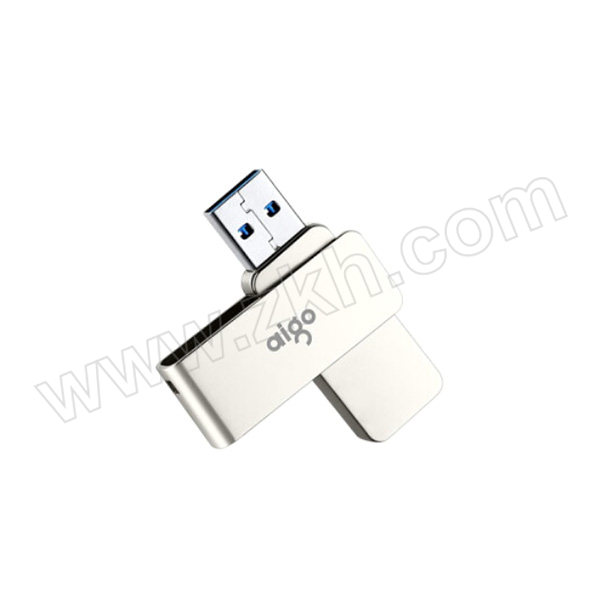 AIGO/爱国者 U盘  U330金属旋转系列  64GB USB3.0 银色 1个
