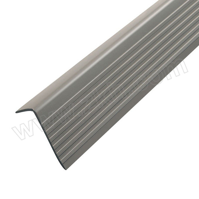 ICEY/冰禹 BYll-206系列PVC楼梯自粘防滑条 全灰色直角 5cm×2.5cm×10m PVC软胶 1根