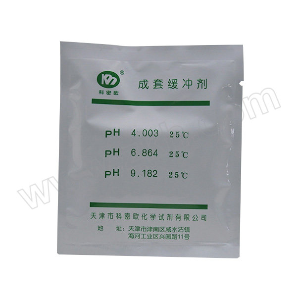 KERMEL/科密欧 pH缓冲剂成套 001-1239-3袋/套 pH=4.003+6.86+9.18 3袋 1套