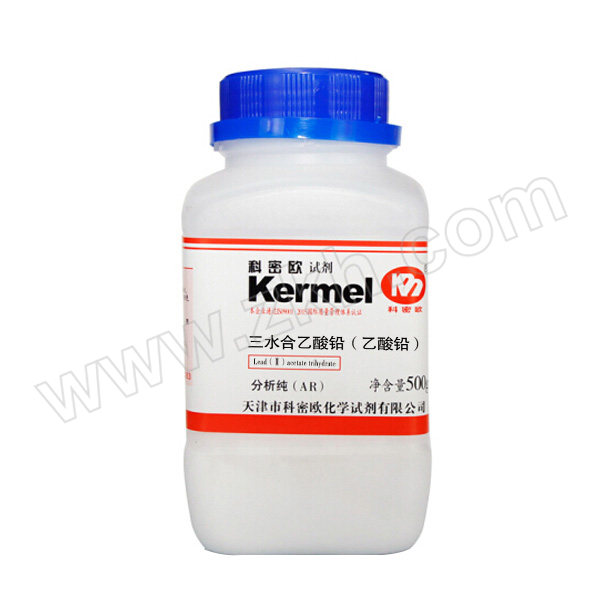 KERMEL/科密欧 乙酸铅 001-1349-500g CAS号1335-32-6 等级AR 1瓶