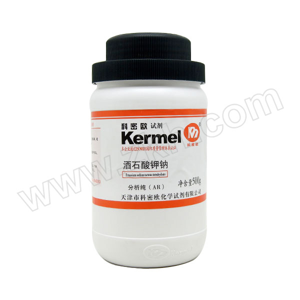KERMEL/科密欧 四水合酒石酸钾钠 001-401-500g CAS号6381-59-5 等级AR 1瓶