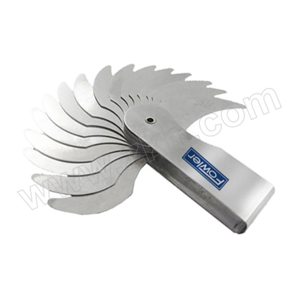 FOWLER 不锈钢半径规R规 54-723-7580 25~50mm 不代为第三方检测 1套