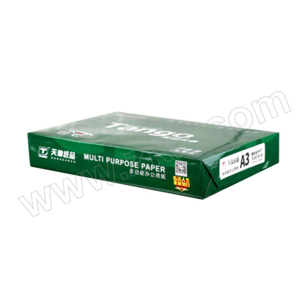 TANGO/天章 新绿复印纸 A3 80g 500页×5包 1箱