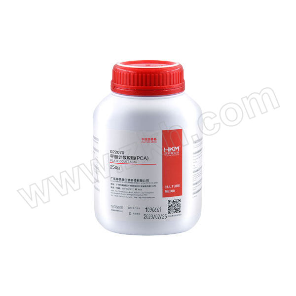 HKM/环凯微生物 平板计数琼脂培养基 022070 含糖琼脂PCA 250g 1瓶