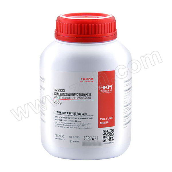 HKM/环凯微生物 紫红胆盐葡萄糖琼脂 022223 250g 1瓶