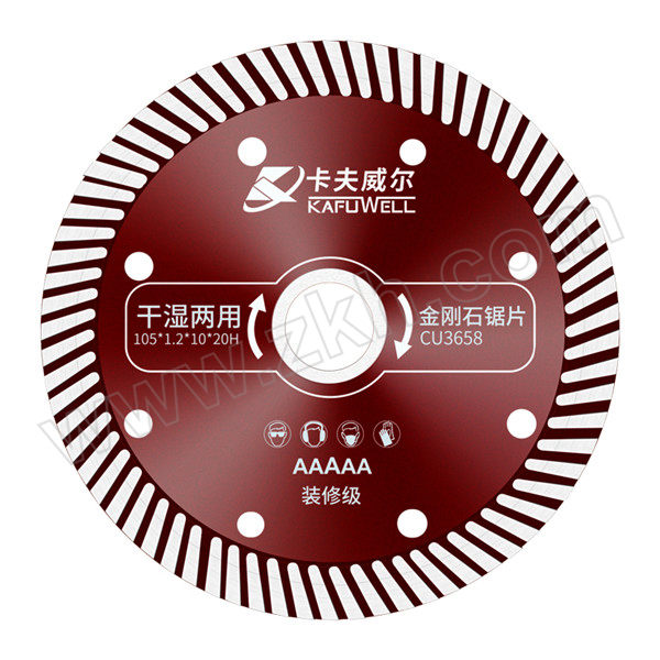 OK-TOOLS/卡夫威尔 金钢石锯片(陶瓷装修级) CU3658 1片