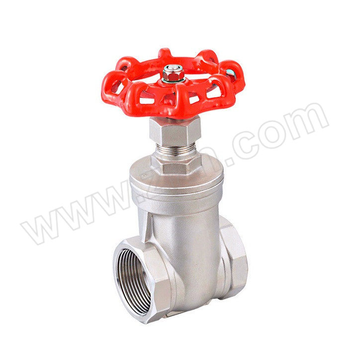 FLYFLOW/福莱福流 不锈钢丝扣闸阀 Z15W-16R-DN50 内螺纹接口 公称压力16bar 重型手轮 1个