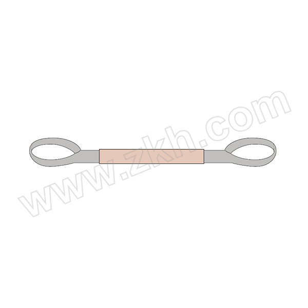 ZYT/卓引特 R02柔性双扣吊装带 R02-25-09 单吊额定载荷25t 使用长度9m 6倍安全系数 1条