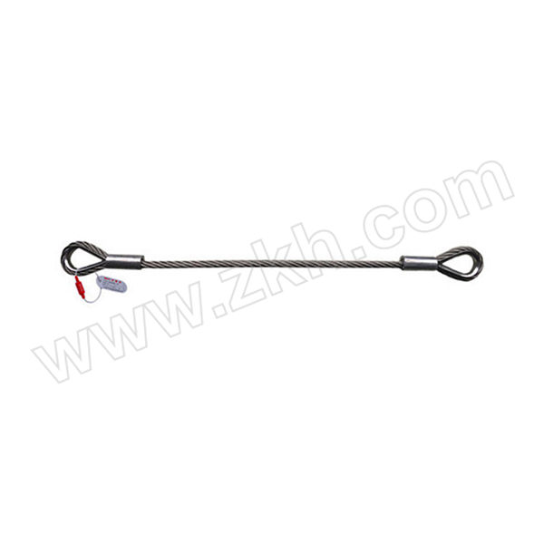 ZYT/卓引特 316不锈钢带套环型压制索具 WCWB-6*3.5M 额定载荷4.23kN 使用长度3.5m 直径6mm 1根