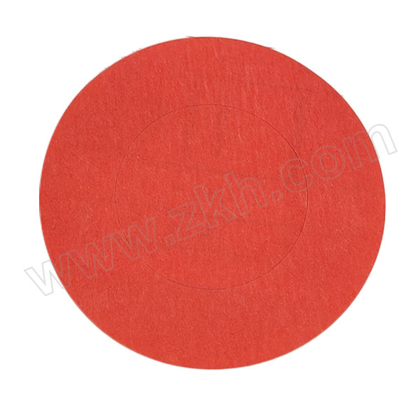 KUNJUN/坤骏 红色耐高温美纹纸模切圆片 φ15mm φ15mm 厚0.28±0.05mm 耐温250℃ 1min 1片