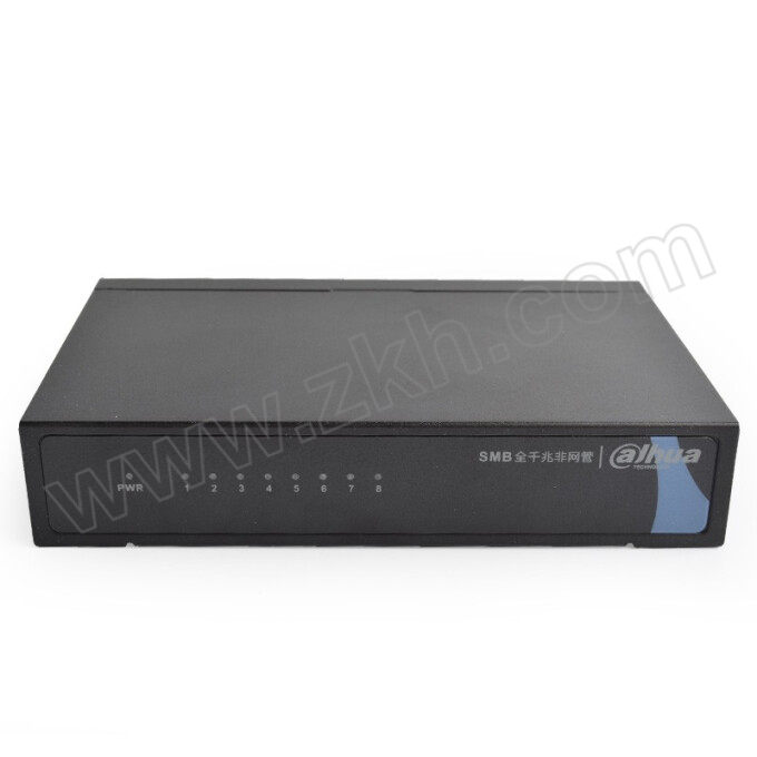 DAHUA/大华 8口全千兆安防企业交换机 DH-S3000C-8GT 背板带宽16bps MAC地址容量8K 2.75W 全金属外壳 远距离传输 1台