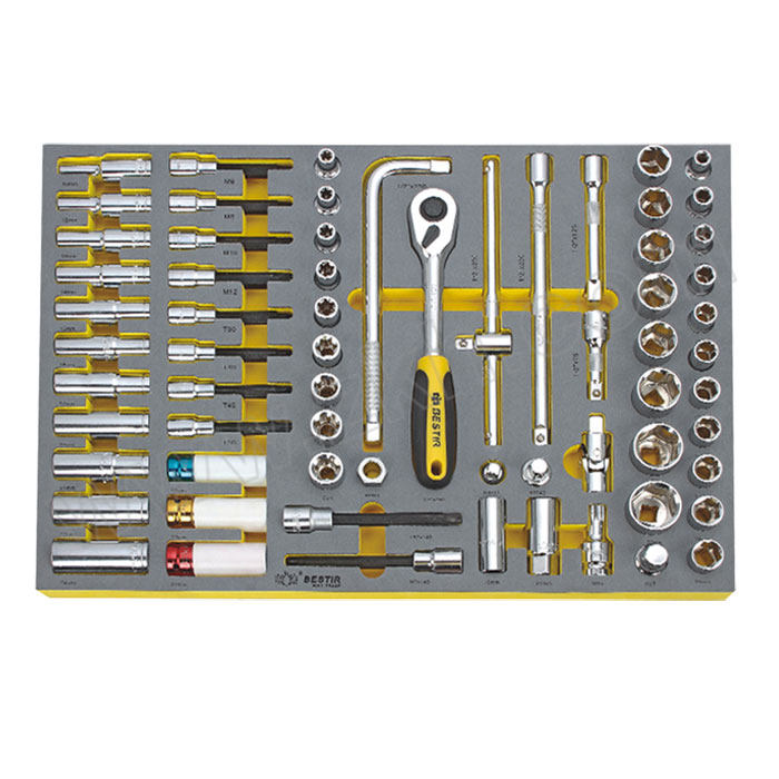 BESTIR/鹰之印 12.5mm套筒工具组套 BST-98446 66件套 1套
