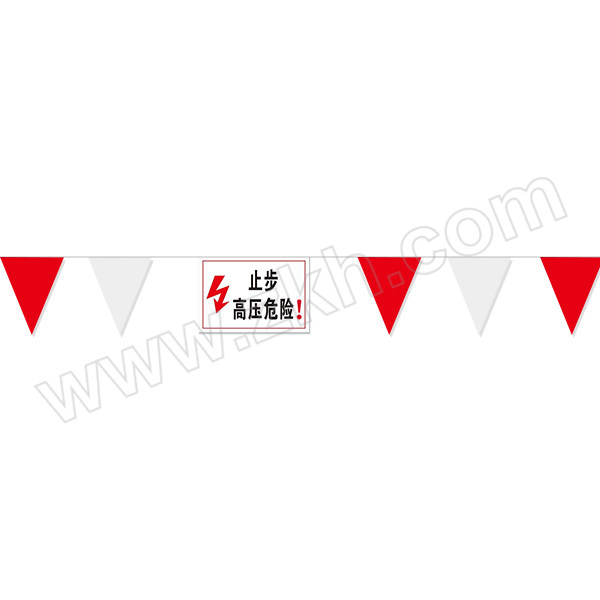 INFELUN/英飞朗 电力安全旗 INFELUN-AQWQ 红白色 止步高压危险 长10m 1条