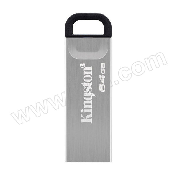 KINGSTON/金士顿 U盘 DTKN/64GB USB3.2 银色 金属外壳 读速200MB/s 1个