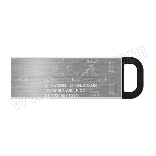 KINGSTON/金士顿 U盘 DTKN/64GB USB3.2 银色 金属外壳 读速200MB/s 1个