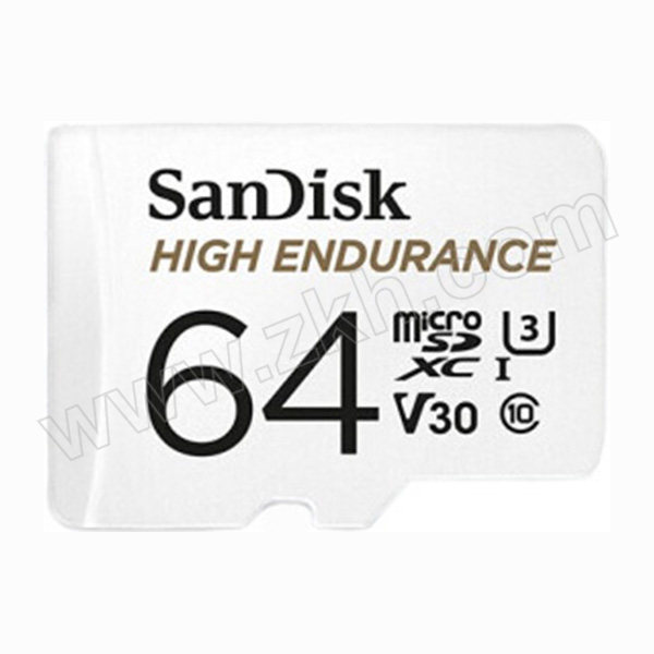 SANDISK/闪迪 TF存储卡 QQNR/64G 64GB 100MB/s 安防监控专用内存卡 1个