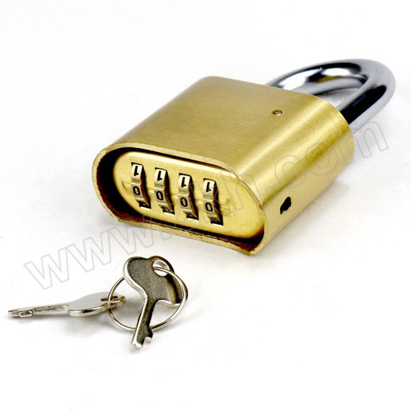 ICEY/冰禹 BYcc-17黄铜密码锁 黄铜密码锁 52×72mm 4位数密码 锁体材质黄铜 金色 1个