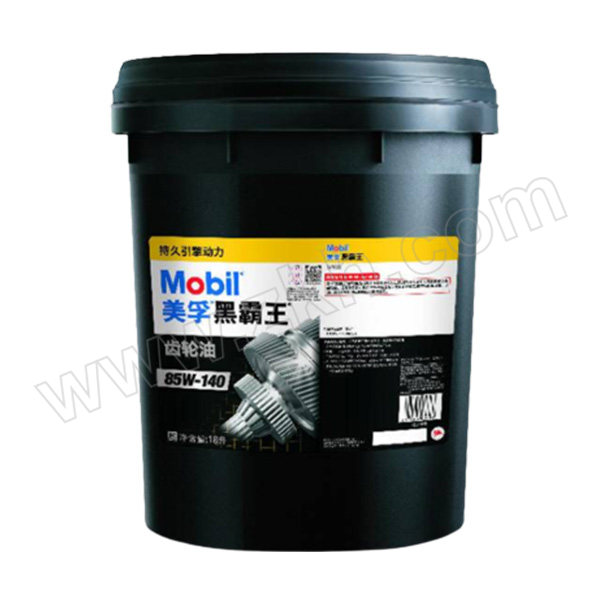 MOBIL/美孚 车用齿轮油 黑霸王85W140 18L 1桶