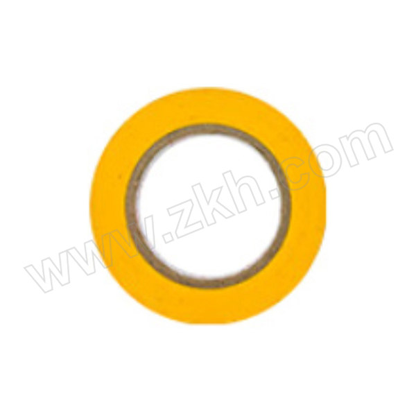 DIANLAOHU/电老虎 PVC电气胶带 φ70mm 黄色 0.2×16mm 1箱