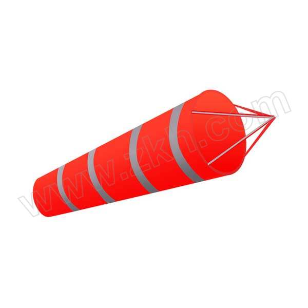 JUYUAN/聚远 气象风向袋 进风口22cm 出风口13cm 不含立杆 涤塔夫材质 加厚红反光 长800mm 1个