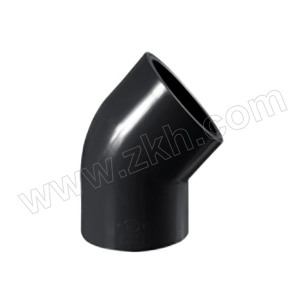 WF/武峰 UPVC DIN45°弯头 De280 灰色 国标 1只