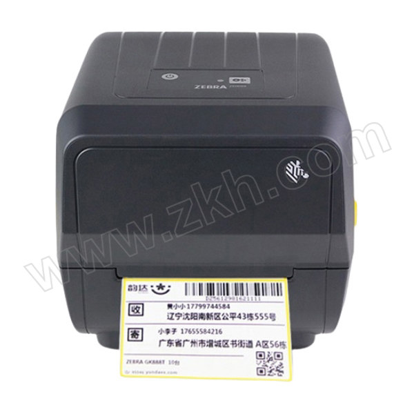 ZEBRA/斑马 桌面热转印打印机 ZD888T 打印精度203DPI 打印宽度104mm 打印速度152mm/s 标准配置 1台