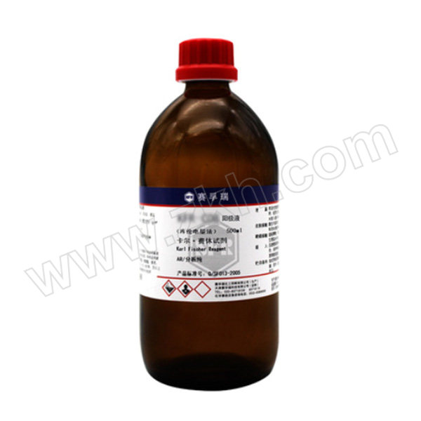 SFR/赛孚瑞 库仑电量法卡尔费休试剂 KFR-C08A 1.2gH2O/100mL 500mL 1瓶