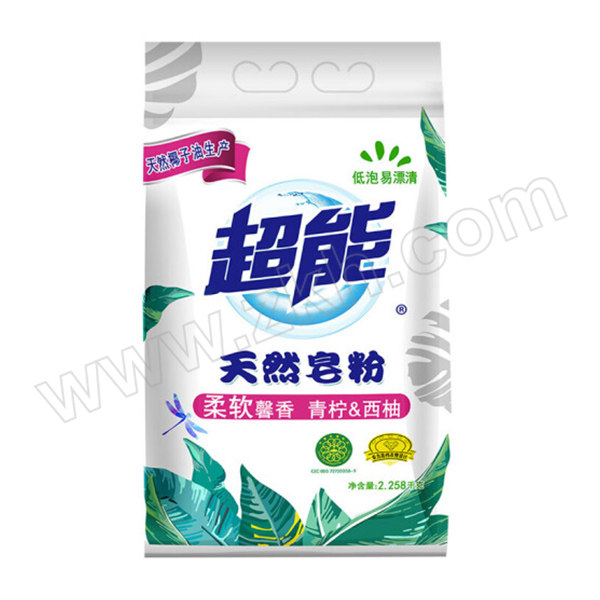 CHAONENG/超能 天然皂粉 6910019011710  2.258kg 1袋