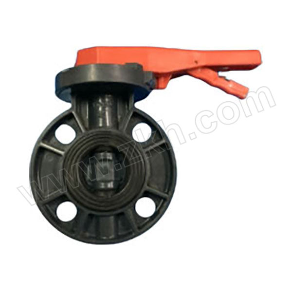 SH/协羽 CPVC把手式蝶阀(VITON) 6" DN150/De160 DN150 灰色 1只