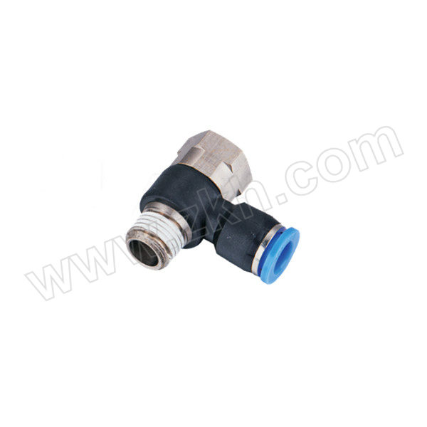 FLYFLOW/福莱福流 IPHF串联直角 IPHF06-M5 快插接头6mm-外螺纹M5 铜+塑料 1个