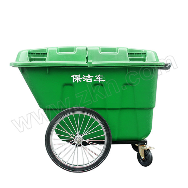 RANDOLPH 手推环卫清洁垃圾车 400L 126×82×92cm 绿色 1个