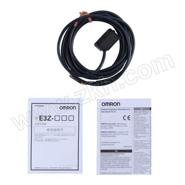 OMRON/欧姆龙 E3Z系列内置小型放大器型光电传感器 E3Z-D61 2M BY OMC 1个