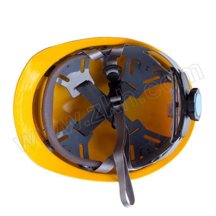 XINGONG/星工 光大水务玻璃钢V型安全帽 XGV-3 黄色 8点式帽衬 涤纶吸汗带 斜插下颏带 1顶