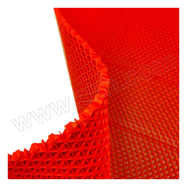 ECOBOOTHS/爱柯部落 发泡PVC塑胶S型镂空防滑垫 D-5 1.2×15m 红色 厚5mm 1卷