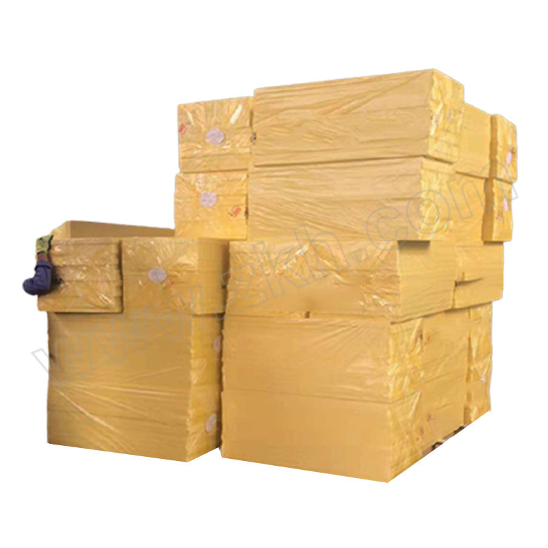 JZYX 【ZKH优选】B2挤塑板 单块尺寸1200×600×50mm 黄色 容重27kg/m³ 可定制 1立方米