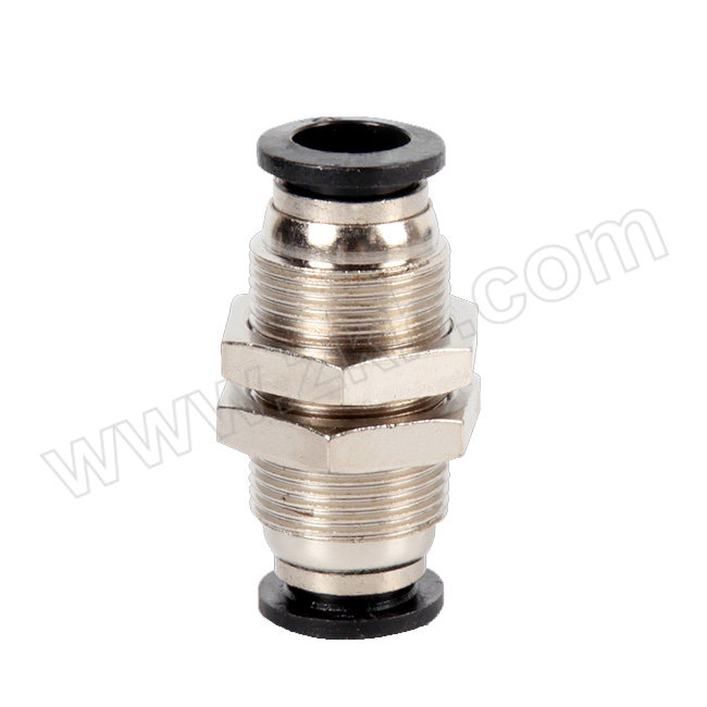 NIVK/尼威克 快插穿板直通接头 VK-RS6-6 铜塑接头 快插接口6mm 快插接口6mm 1个