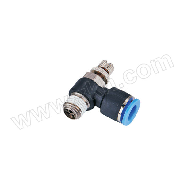 FLYFLOW/福莱福流 ISC节流阀标准型 ISC10-03 弯型 快插接口10mm 外螺纹R3/8 1个