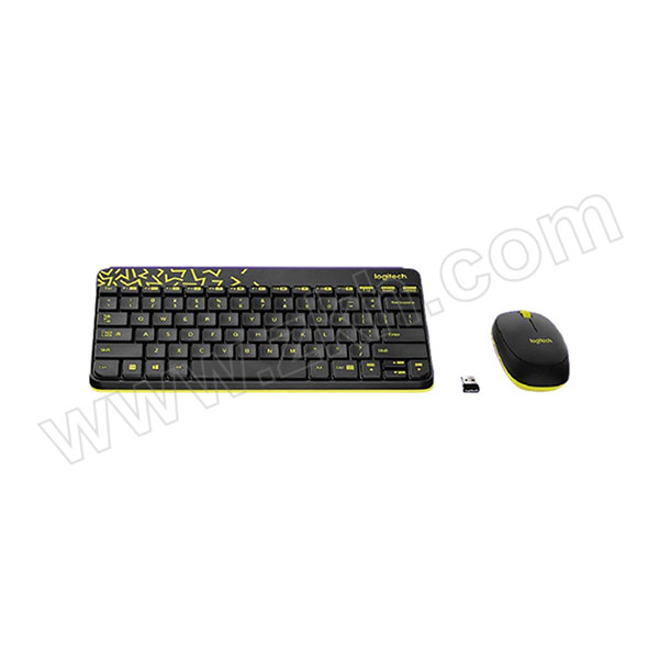 LOGITECH/罗技 无线键盘鼠标 MK240 黑色 1套